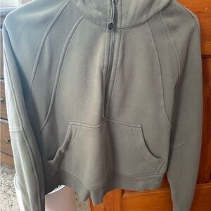 Lululemon Scuba Half-Zip- Green